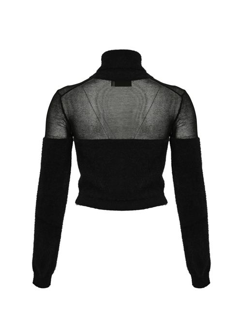 Dolcevita in maglia con logo gioiello Elisabetta Franchi | MK54T57E2110